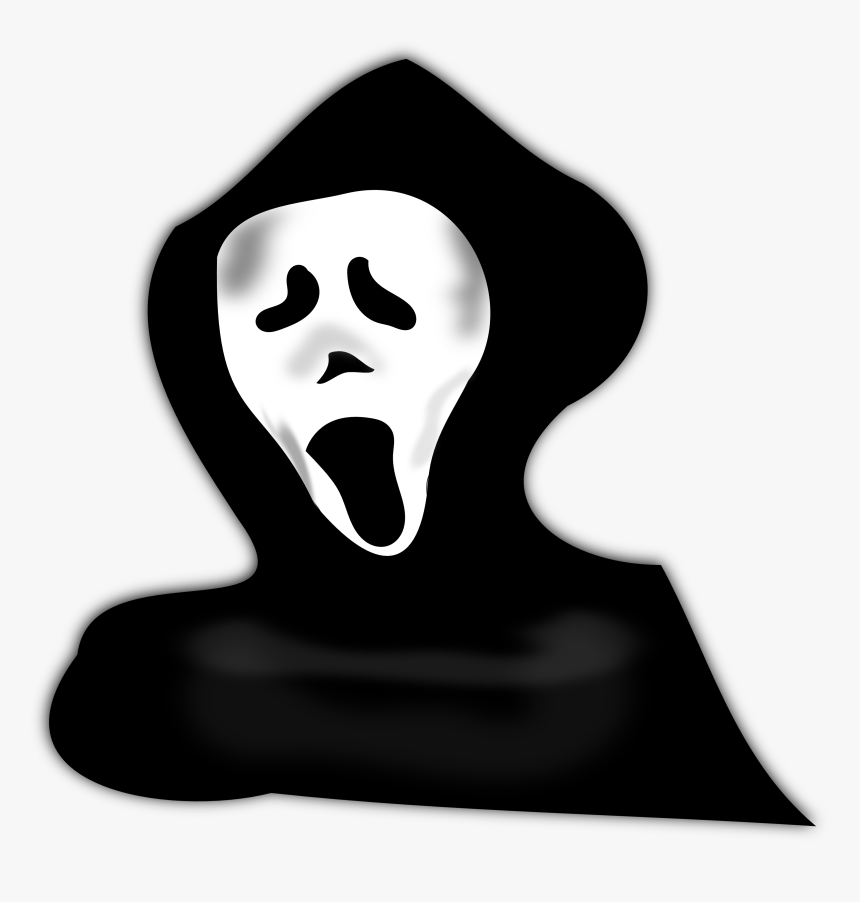 Haunting Halloween Ghost Free Clipart Illustration - Scary Ghost Picture Cartoon, HD Png Download, Free Download