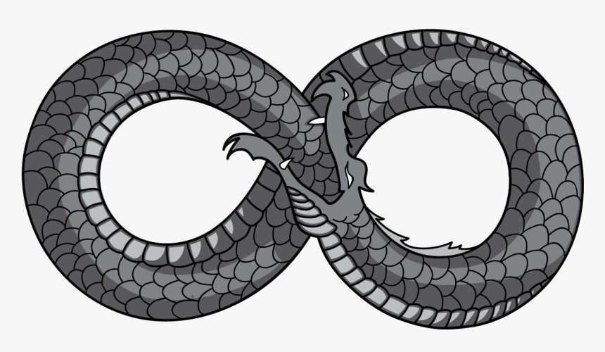 Infinity Dragon Digital Artwork - Transparent Snake Infinity Png, Png Download, Free Download