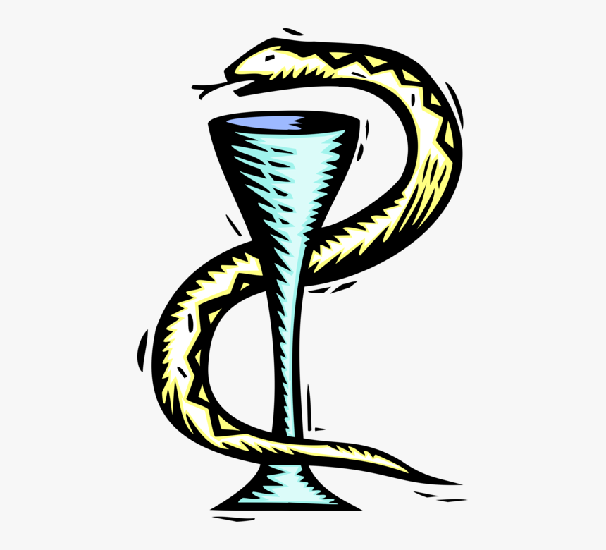 Reptile Snake And Chalice - Serpente E Taça Png, Transparent Png, Free Download