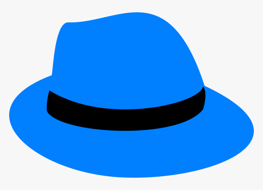 Blue,costume Accessory,costume Hat - Fedora, HD Png Download, Free Download