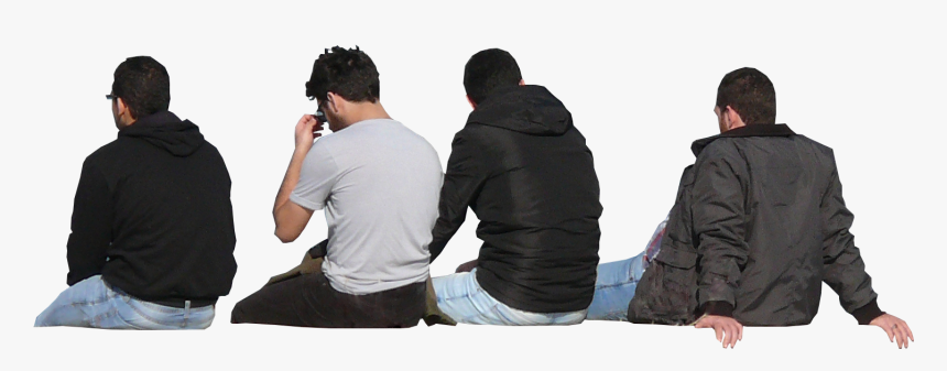 Sitting Down Back Png, Transparent Png, Free Download