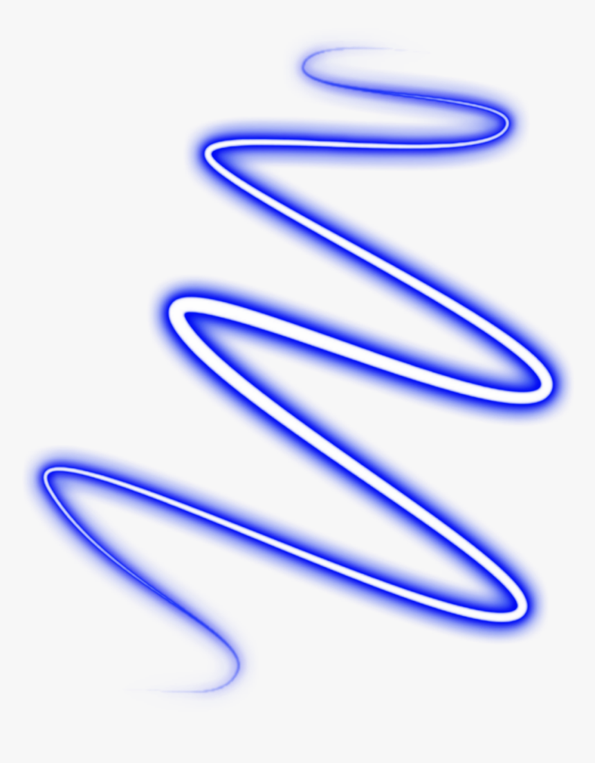 #neon #line #spiral #lines #spirals #blue #freetoedit - Neon Spiral Png, Transparent Png, Free Download