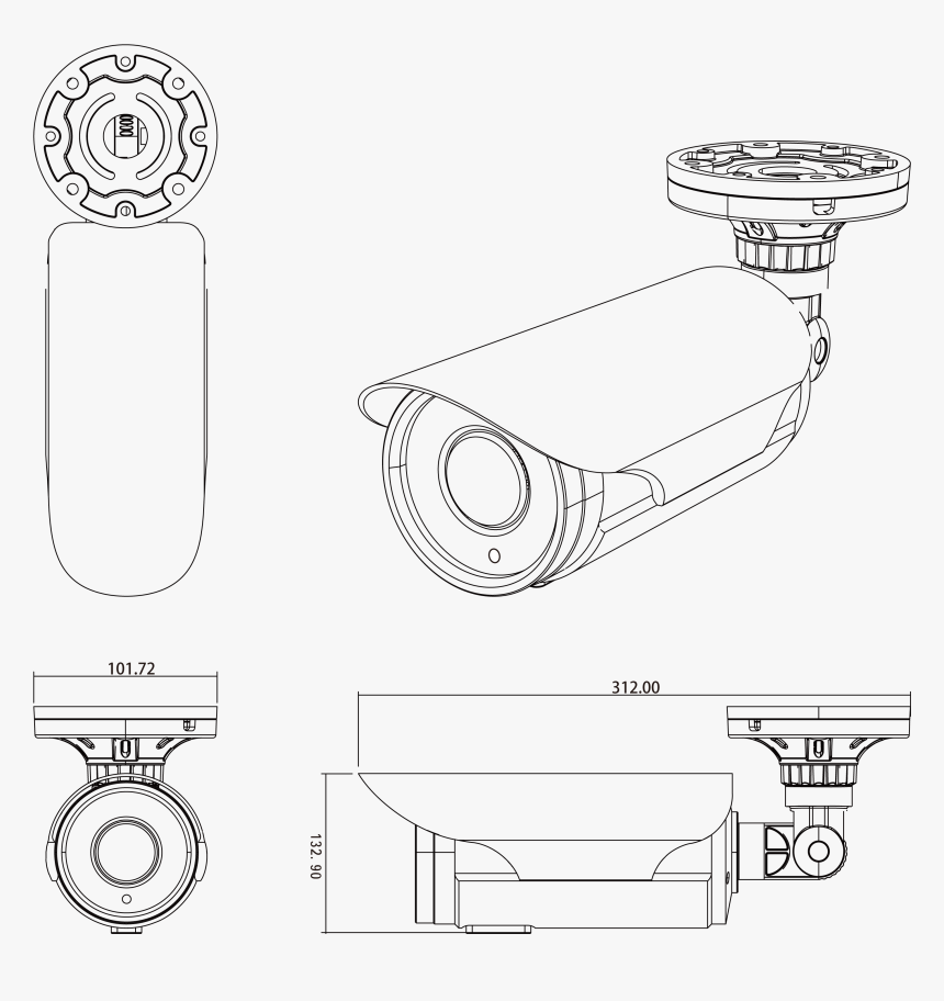 Transparent Camera Drawing Png - Technical Drawing, Png Download, Free Download