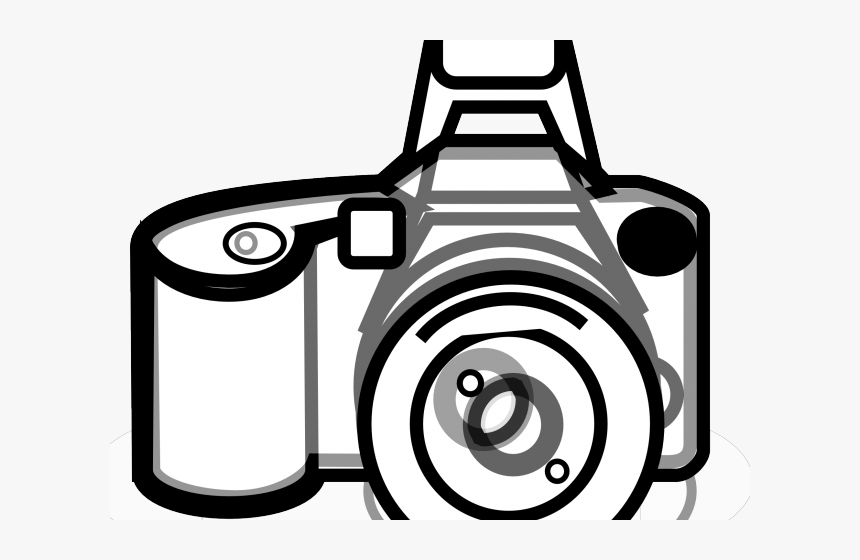 Lens Clipart Sketch Camera - Transparent Background Free Camera Clipart, HD Png Download, Free Download