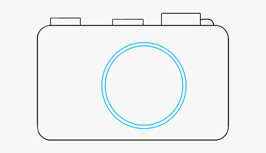 How To Draw Camera - Circle, HD Png Download, Free Download