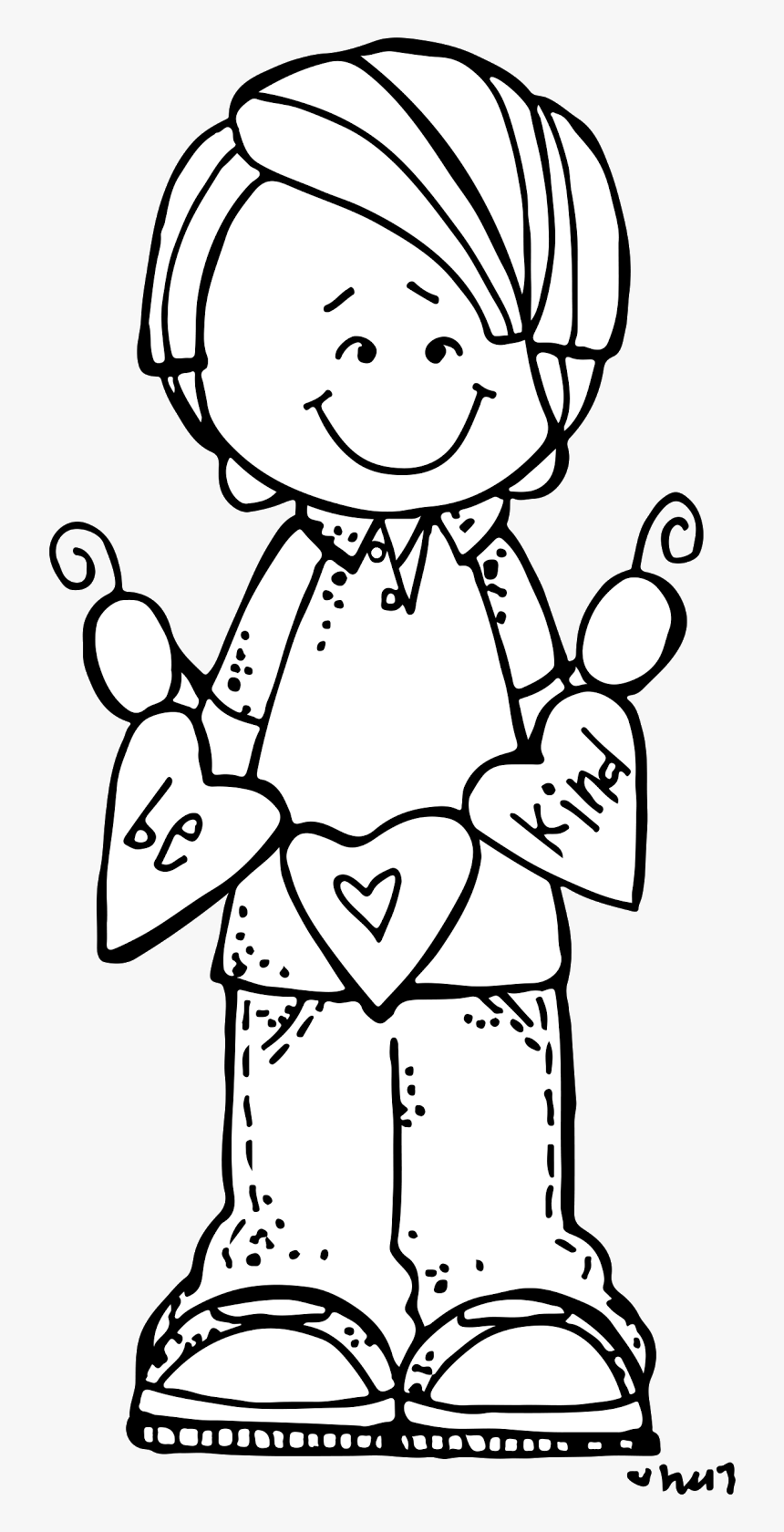 Kindness Clipart Border - Black And White Melonheadz Clipart, HD Png Download, Free Download