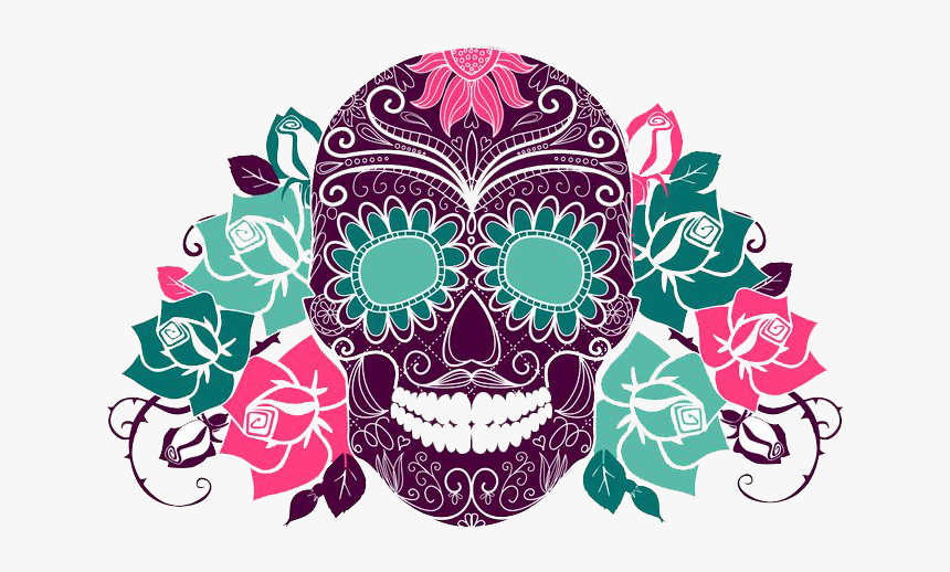 Http - //www - Delfuegorestaurant - - Day Of The Dead Flowers Svg, HD Png Download, Free Download