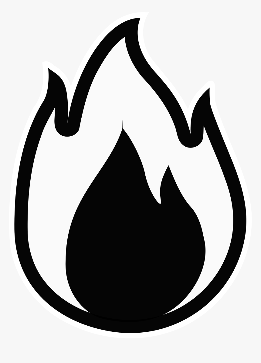 Cliparts For Free Download - Fire Vector Black And White, HD Png Download, Free Download