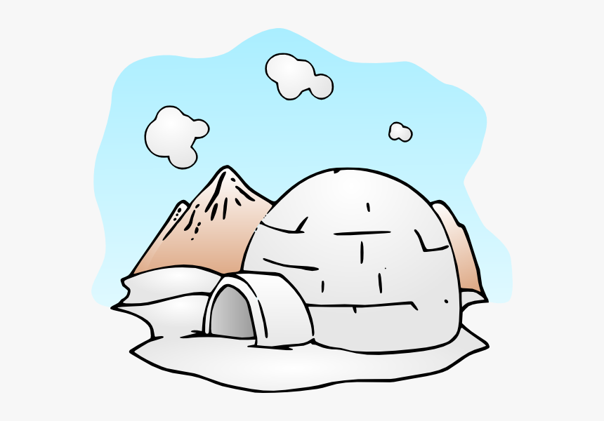 Igloo Svg Clip Arts - Clipart Igloo, HD Png Download, Free Download