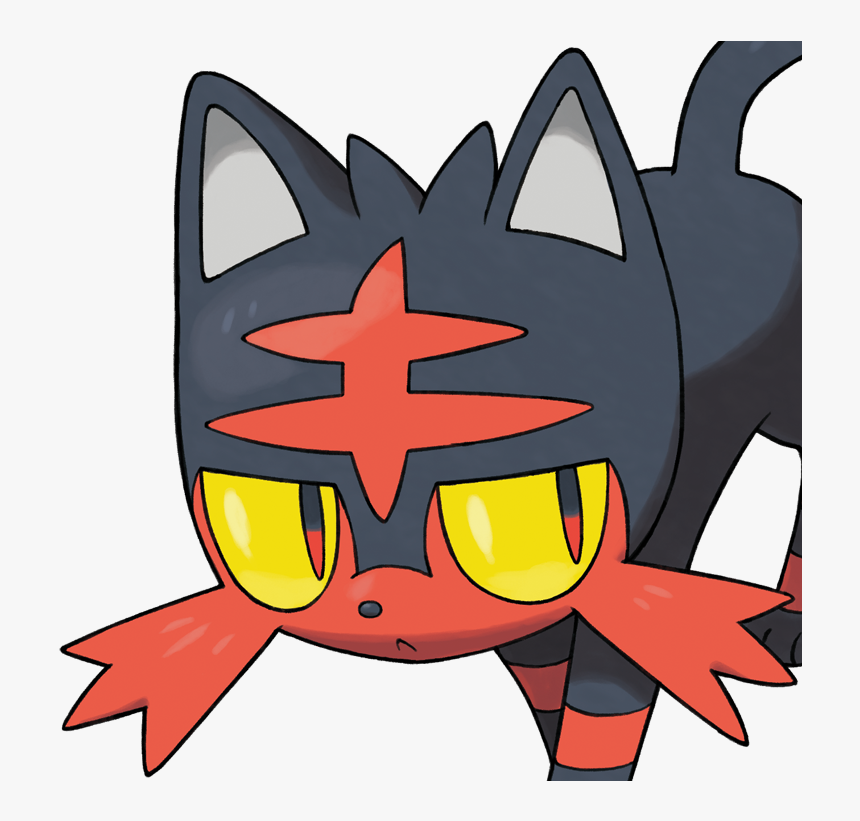 Litten Jpg , Png Download - Pokemon Moon Starters, Transparent Png, Free Download