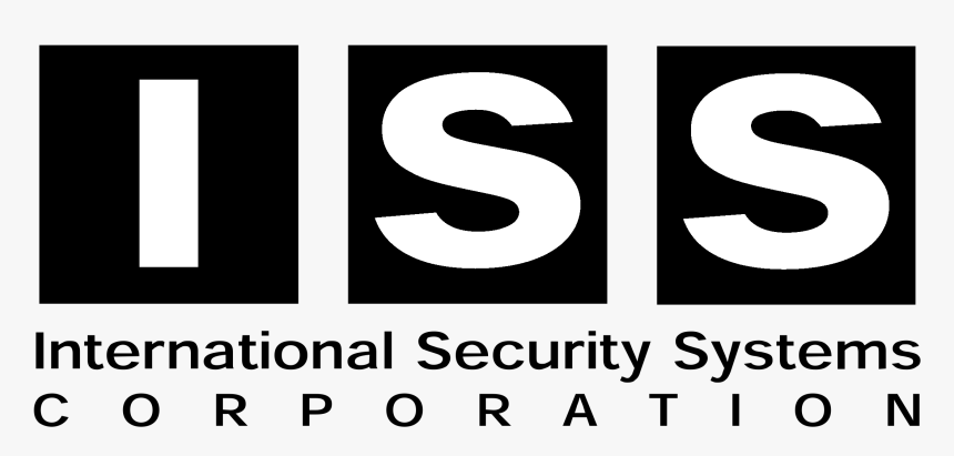 Iss Logo Black And White - Graphic Design, HD Png Download, Free Download