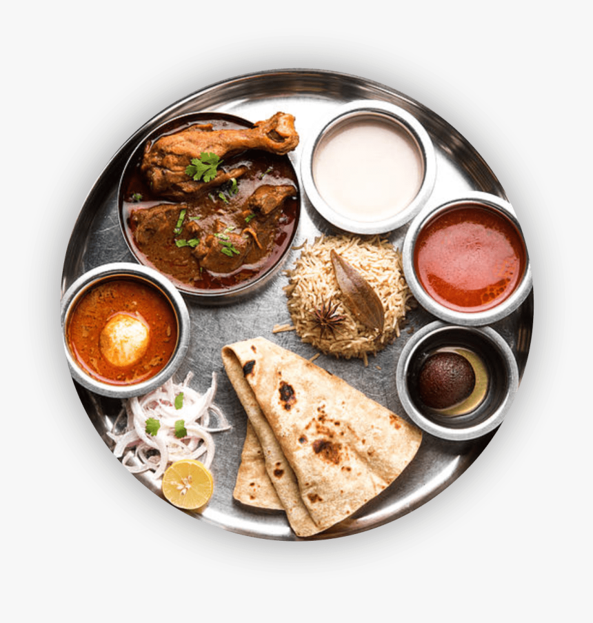 Chicken Thali Png, Transparent Png, Free Download