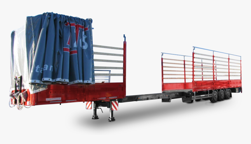 Transparent Color Shipping Container Truck Png - Széthúzható Pótkocsi, Png Download, Free Download