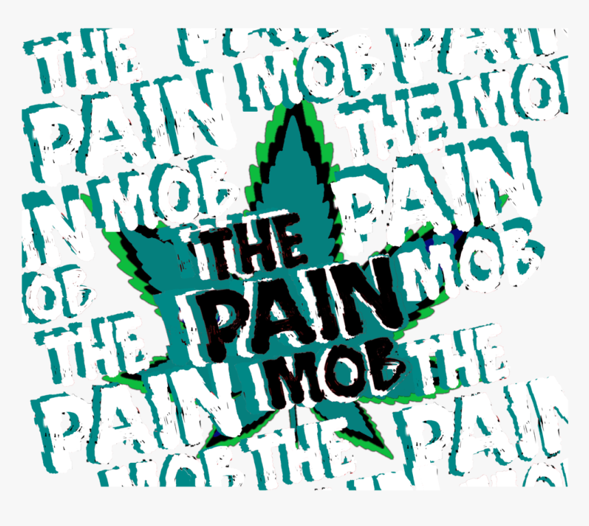 Pain Mob Weed Leaf Multi Logo, HD Png Download, Free Download