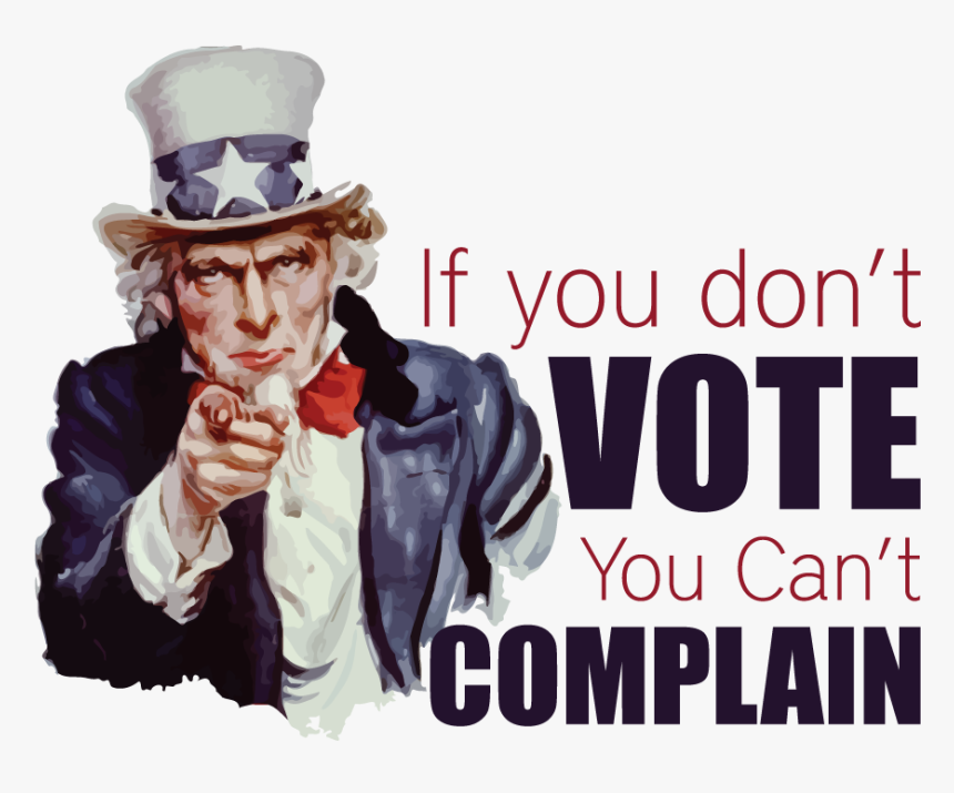 Election Day Occurs Two Times A Year Although You Would - Uncle Sam Vote, HD Png Download, Free Download