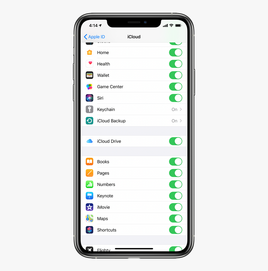 Enable Icloud Drive For Backing Up Whatsapp Chats - Dark Mode Ios 13, HD Png Download, Free Download