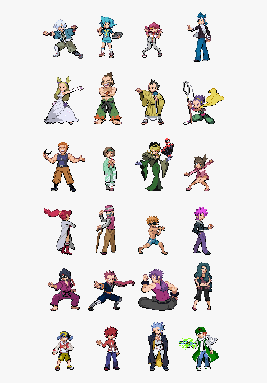 Pokemon Crystal Trainer Sprites