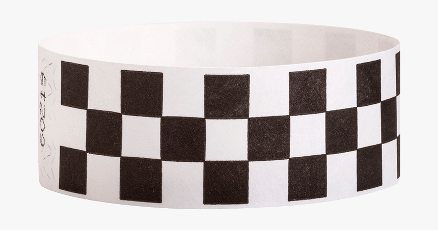 Tyvek Wristbands Checkered, HD Png Download, Free Download