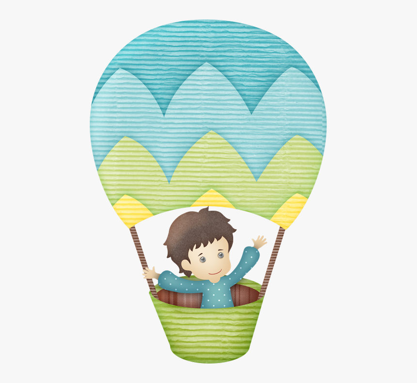 Hot Air Balloon With Baby Clipart, HD Png Download, Free Download