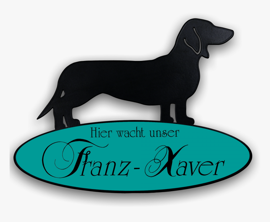 Order Here The Relief With The Adorning Dog Motif "dachshund - Scent Hound, HD Png Download, Free Download