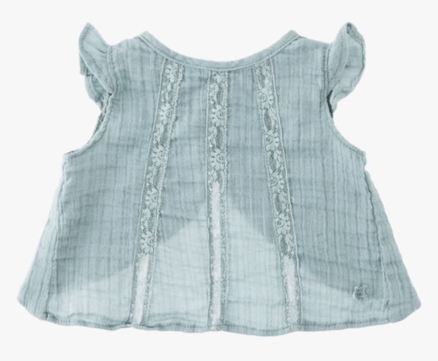 Tocoto Vintage Lace Sleeveless Blouse In Green - Pattern, HD Png Download, Free Download