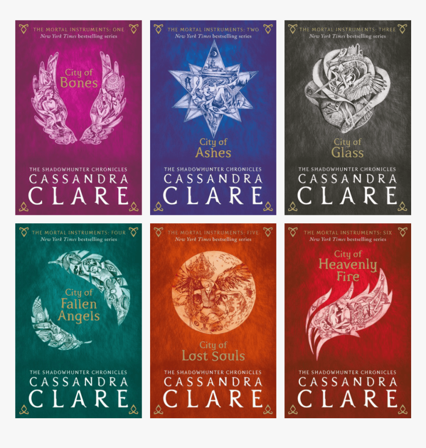 Tmi Collage - Mortal Instruments Books Uk Covers, HD Png Download, Free Download