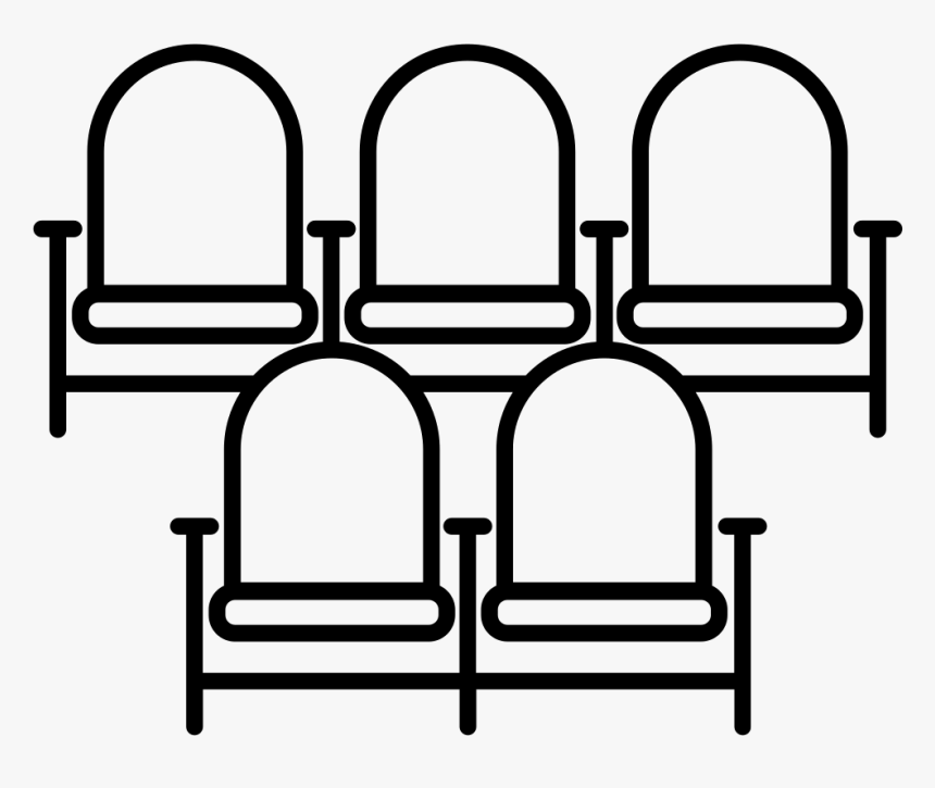 Chairs - Butacas De Teatro Dibujo, HD Png Download, Free Download