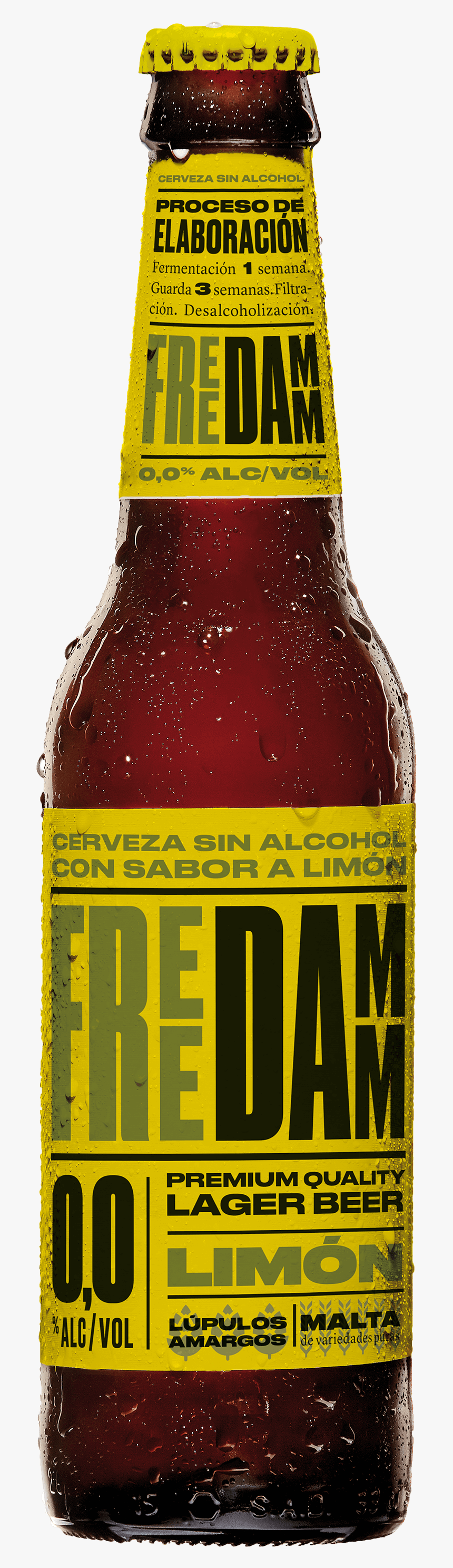 Free Damm Limón - Cerveza Free Damm Lemon, HD Png Download, Free Download