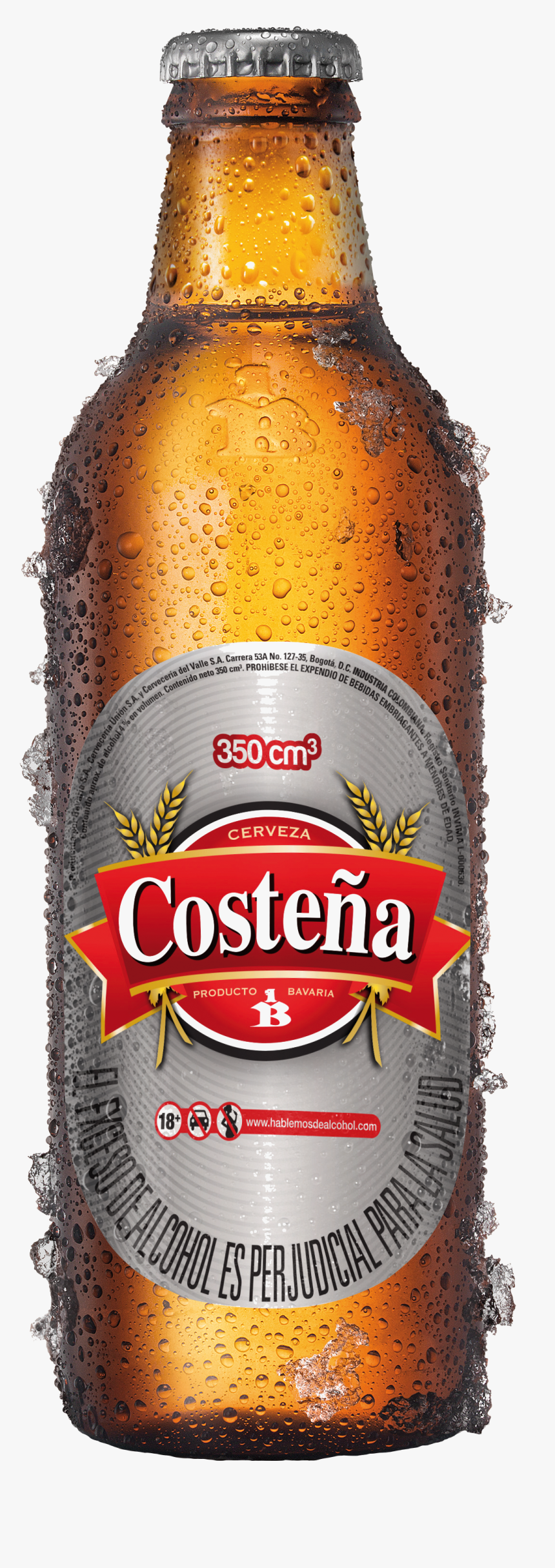 Botella Retornable De Costeña De 350 Centímetros Cúbicos - Portable Network Graphics, HD Png Download, Free Download