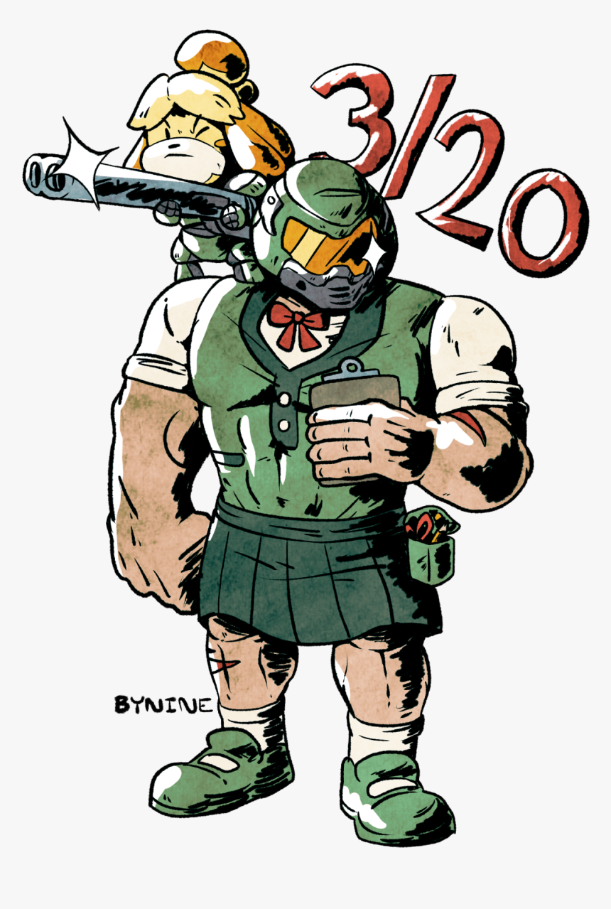 Doom Eternal Animal Crossing Meme, HD Png Download, Free Download