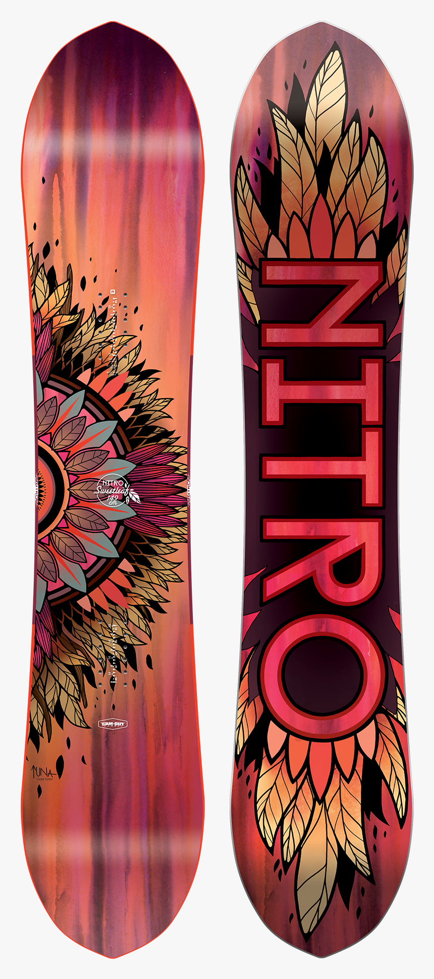 Nitro Sweetleaf1 - Nitro Sweet Leaf Snowboard 2018, HD Png Download, Free Download