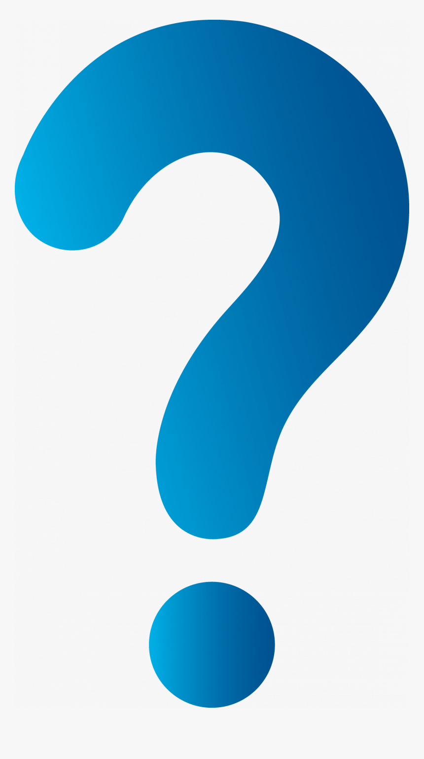 Clipart Of Question Mark Blue Question Mark Png, Transparent Png