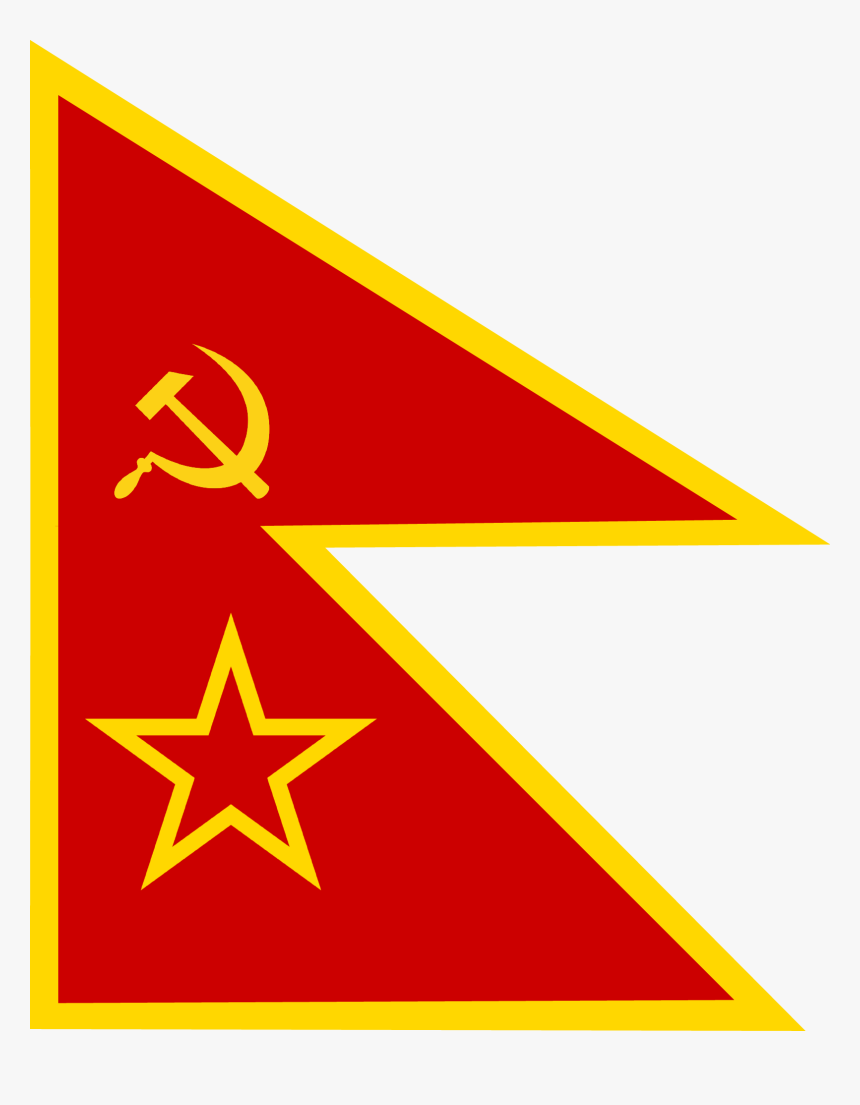 Triangle , Png Download - Communist Nepal Flag, Transparent Png, Free Download