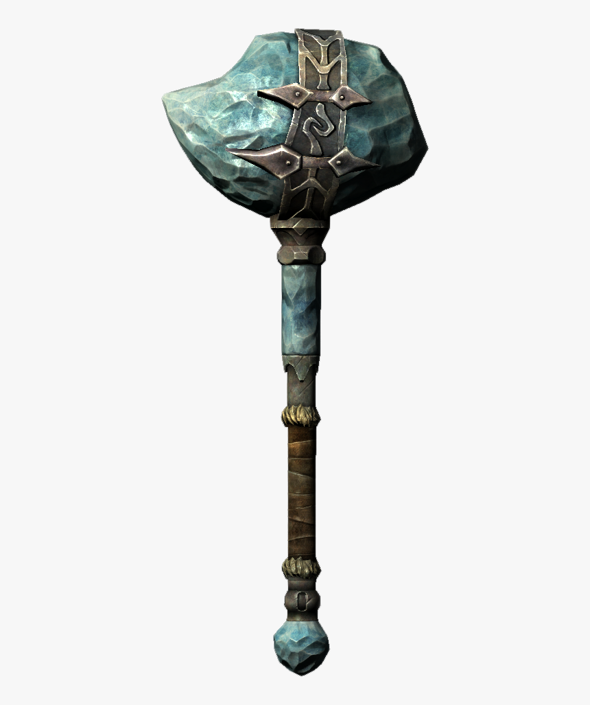 Block Of Ice On A Stick &quot - Skyrim Maces, HD Png Download, Free Download