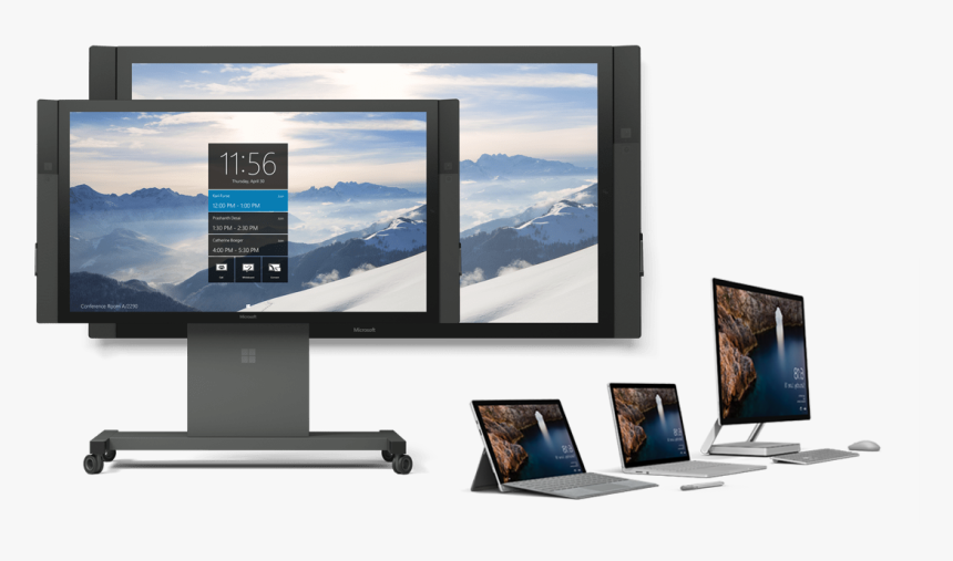 Microsoft Surface Family - Microsoft Surface Hub 1, HD Png Download, Free Download