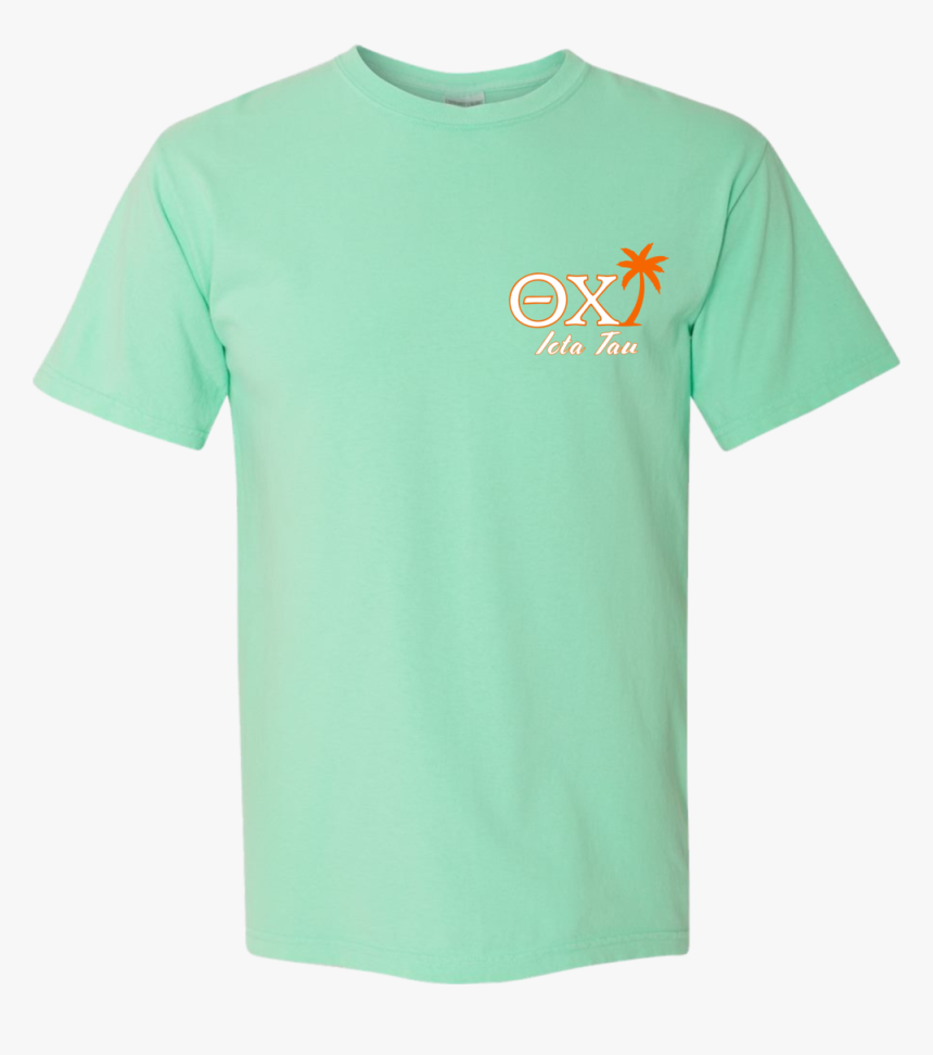 Theta Chi Spring 18 Ss Mint Front - Active Shirt, HD Png Download, Free Download