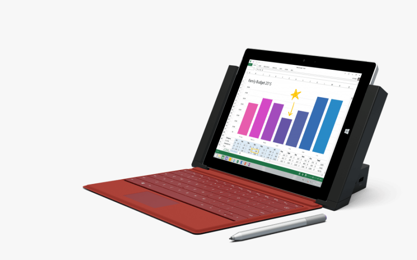 Surface 3 Docked, HD Png Download, Free Download