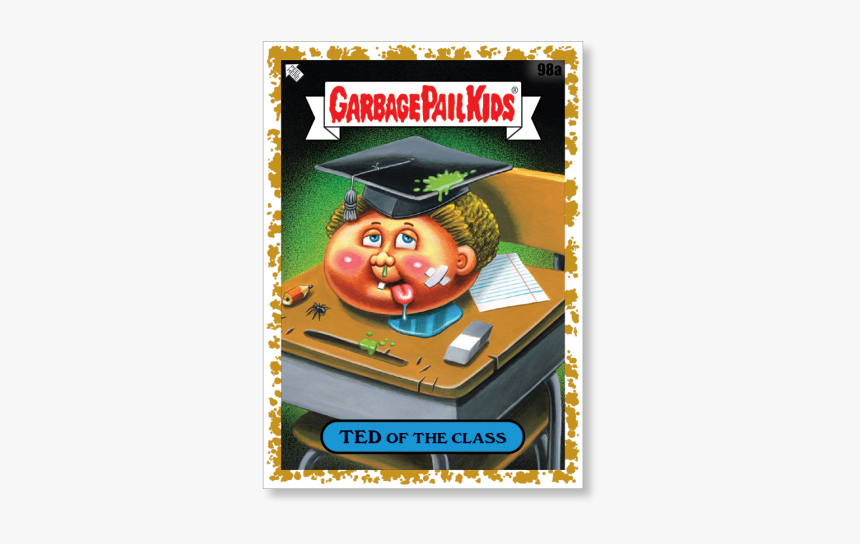 Ted Of The Class 2020 Gpk Series 1 Base Poster Gold - Garbage Pail Kids Pus, HD Png Download, Free Download