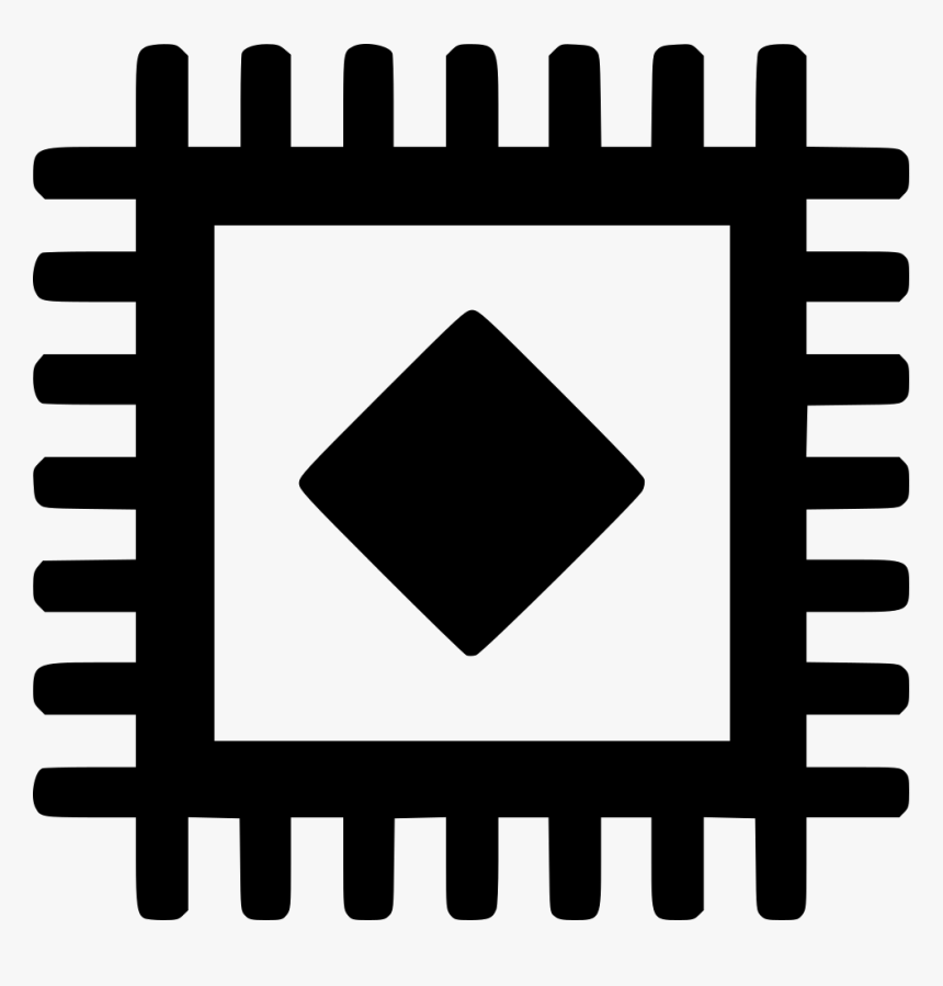 Semiconductor White Icon Png Clipart , Png Download - Qubit Icon, Transparent Png, Free Download