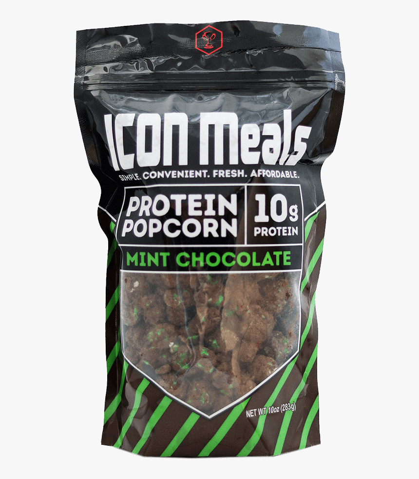 Icon Meals Protein Popcorn Popcorn 240g / Mint Chocolate - Popcorn, HD Png Download, Free Download