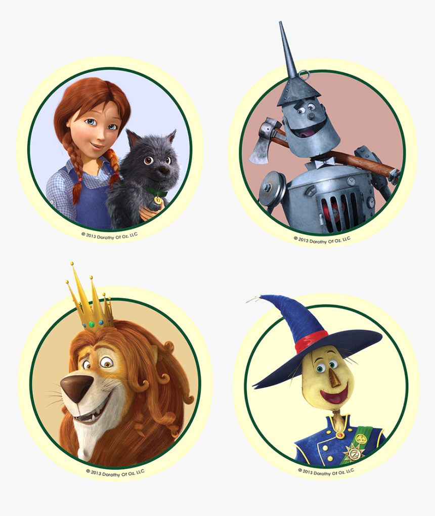 Yo Yos Dorothy, Tin Man, Cowardly Lion, Or Scarecrow - Cartoon, HD Png Download, Free Download