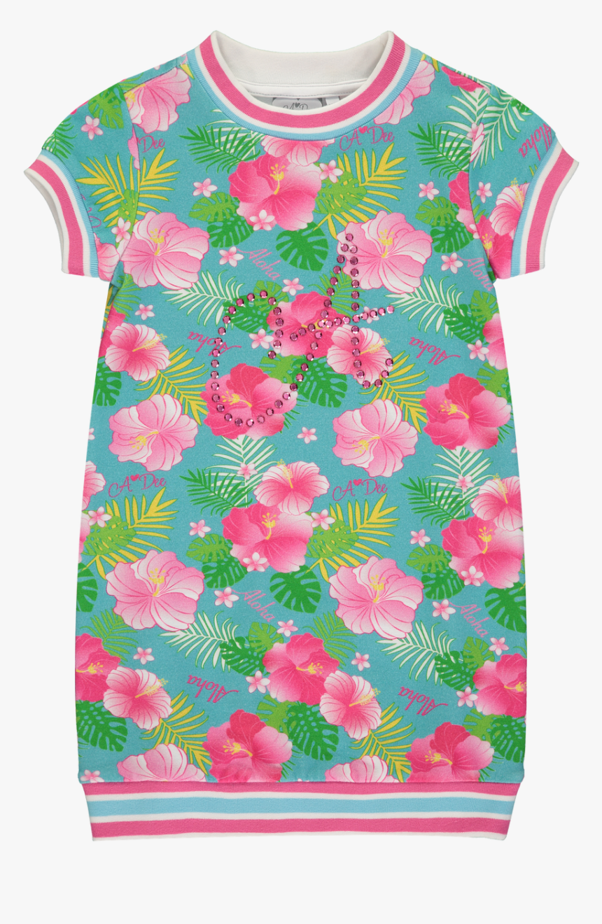 Hawaiin Jumper Dress - Rose, HD Png Download, Free Download