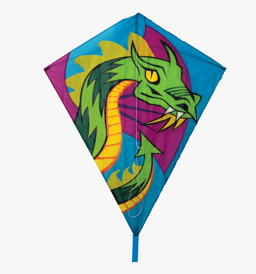 Image Of Dragon Diamond Kite - Kite Dragon, HD Png Download, Free Download