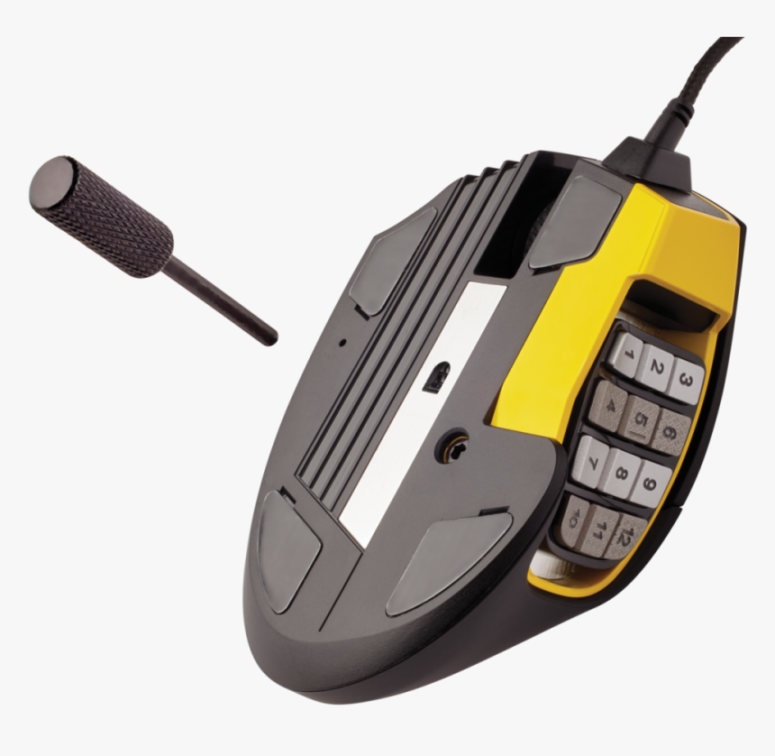 Corsair Scimitar Rgb Optical Moba Mmo Gaming Mouse, HD Png Download, Free Download