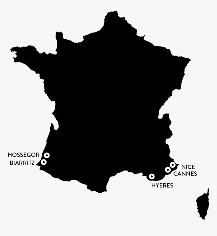 Christian Surfers France Map - Spain California Size Comparison, HD Png Download, Free Download