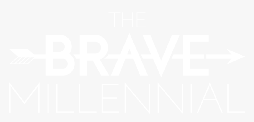 The Brave Millennial - Jhu Logo White, HD Png Download, Free Download