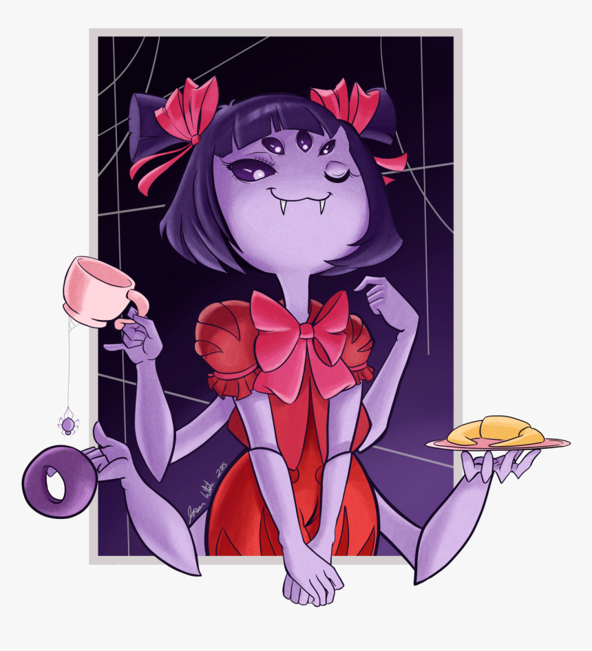 Undertale Art Muffet Png, Transparent Png, Free Download