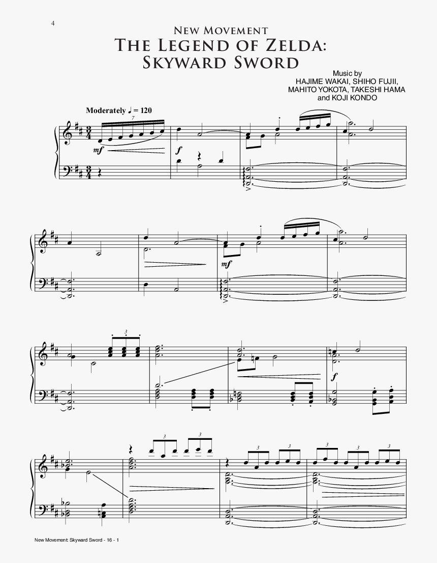 Ballad Of The Goddess Easy Piano Sheet Music, HD Png Download, Free Download