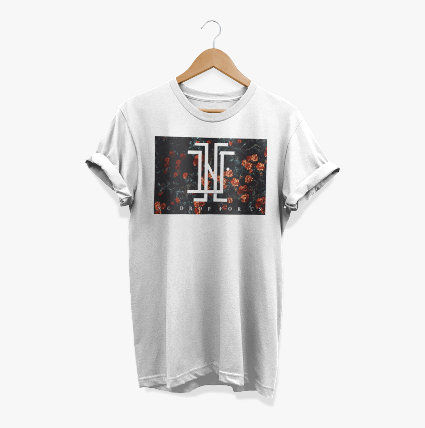 No Drop For Us Flowers T-shirt - Modelos De Camisetas Enfermagem, HD Png Download, Free Download