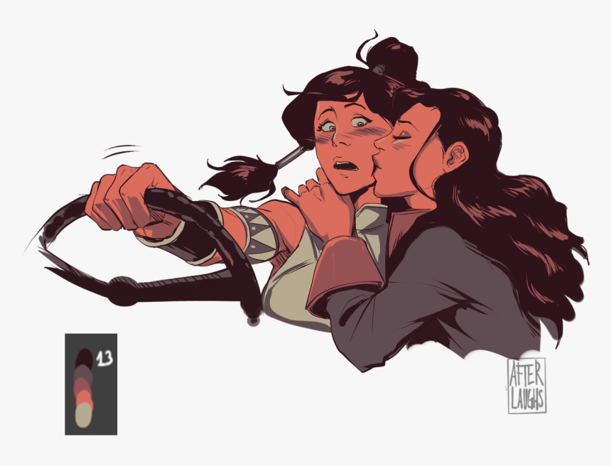 Why Do People Pair Korra And Asami As A Couple And - Korrasami Transparent, HD Png Download, Free Download